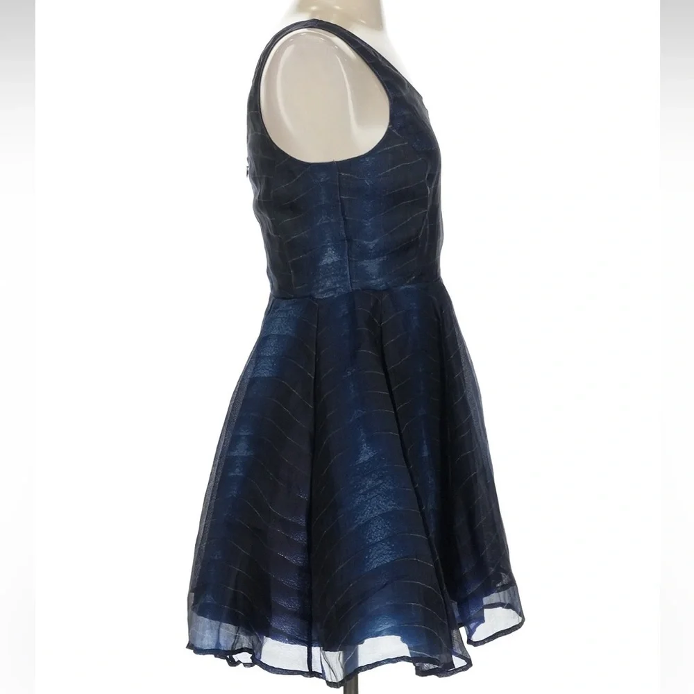 Felder Felder Couture Luxurious 100% Silk Tulle Runway Mini Dress Size 8 UK 4 US